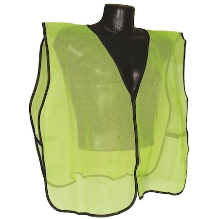 Vest Safety Nonrate Mesh Green